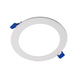 DLE6 Series 6 in. Round White Flat Panel LED Downlight in 4000K