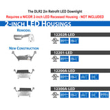 NICOR 2 in. LED Downlight Warm White 600Lm with White Trim_1