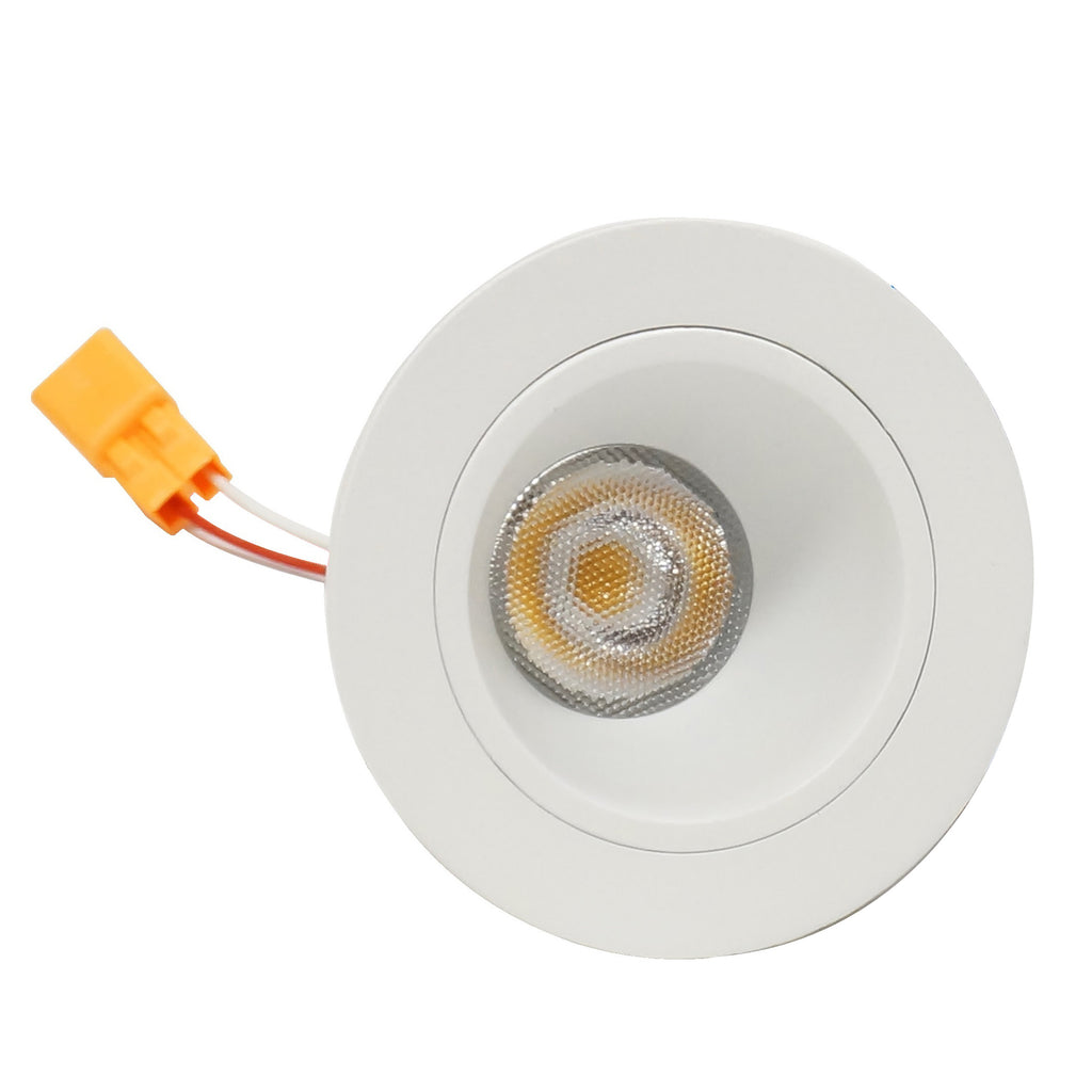 NICOR 2 in. LED Downlight Warm White 600Lm with White Trim