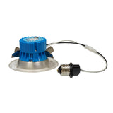 NICOR 4 in. Nickel LED Recessed Downlight in 2700K - BulbAmerica