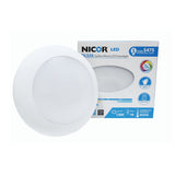 NICOR 1200 Lumen White 4000K LED Surface Mount Retrofit for 5" and 6" Housings