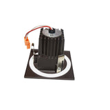 NICOR 2 in. Square LED Downlight with Baffle Trim in Oil-Rubbed Bronze, 3000K - BulbAmerica