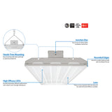 NICOR 100 Watt LED High Bay in 4000K - BulbAmerica