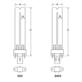 for Hozelock Cyprio Vorton 4000 Germicidal UV Replacement bulb - Ushio OEM bulb_1