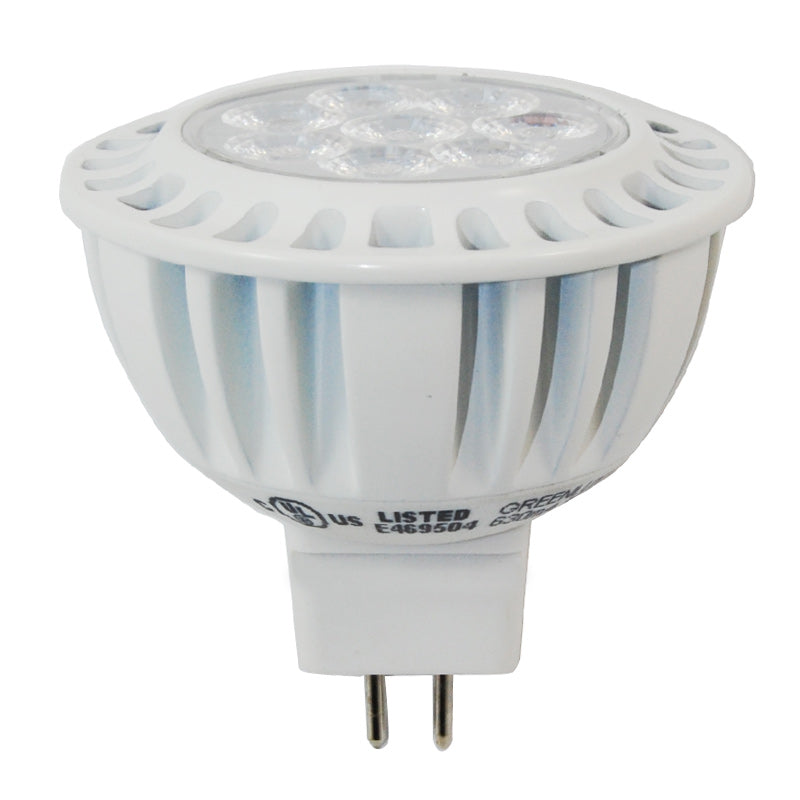 7.5W MR16 LED Soft White Dimmable 550LM Flood Light Bulb - 50w equal