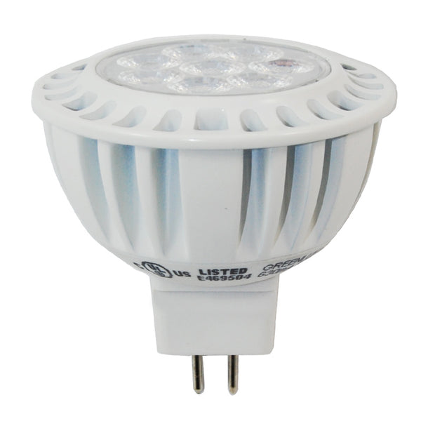 7.5W MR16 LED Soft White Dimmable 550LM Flood Light Bulb - 50w equal ...