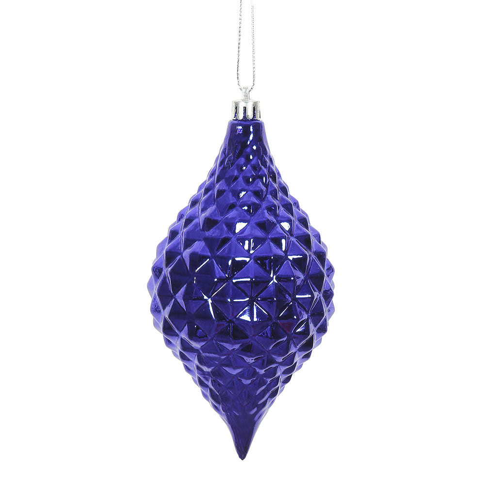 Vickerman 6 In Purple Shiny Drop Christmas Ornament Bulbamerica 3804