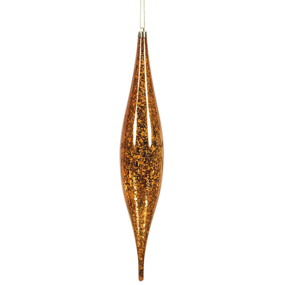 Vickerman 13 in. Copper Mercury Drop Christmas Ornament