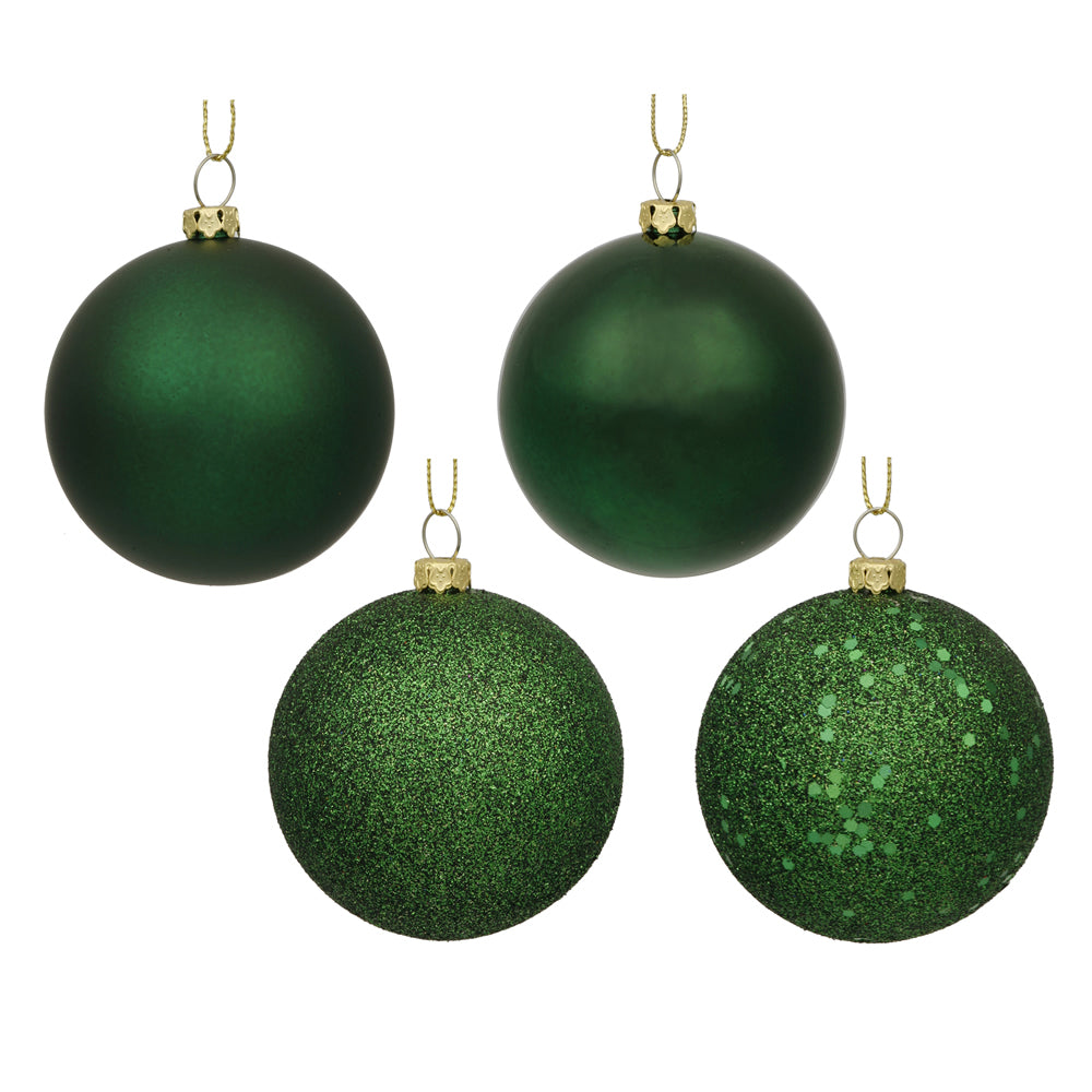 Vickerman 1.6 in. Seafoam Ball 4-Finish Asst Christmas Ornament