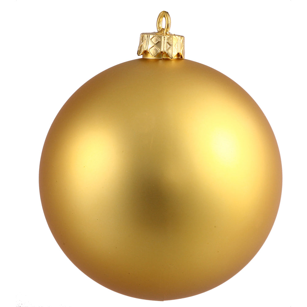 Vickerman 2.75 in. Gold Matte Ball Christmas Ornament