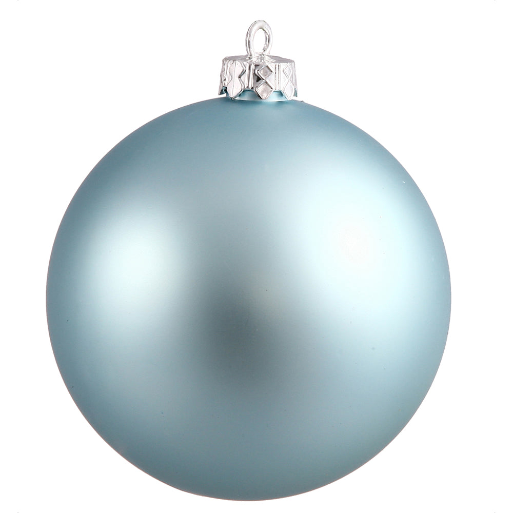 Vickerman 3 in. Baby Blue Matte Ball Christmas Ornament