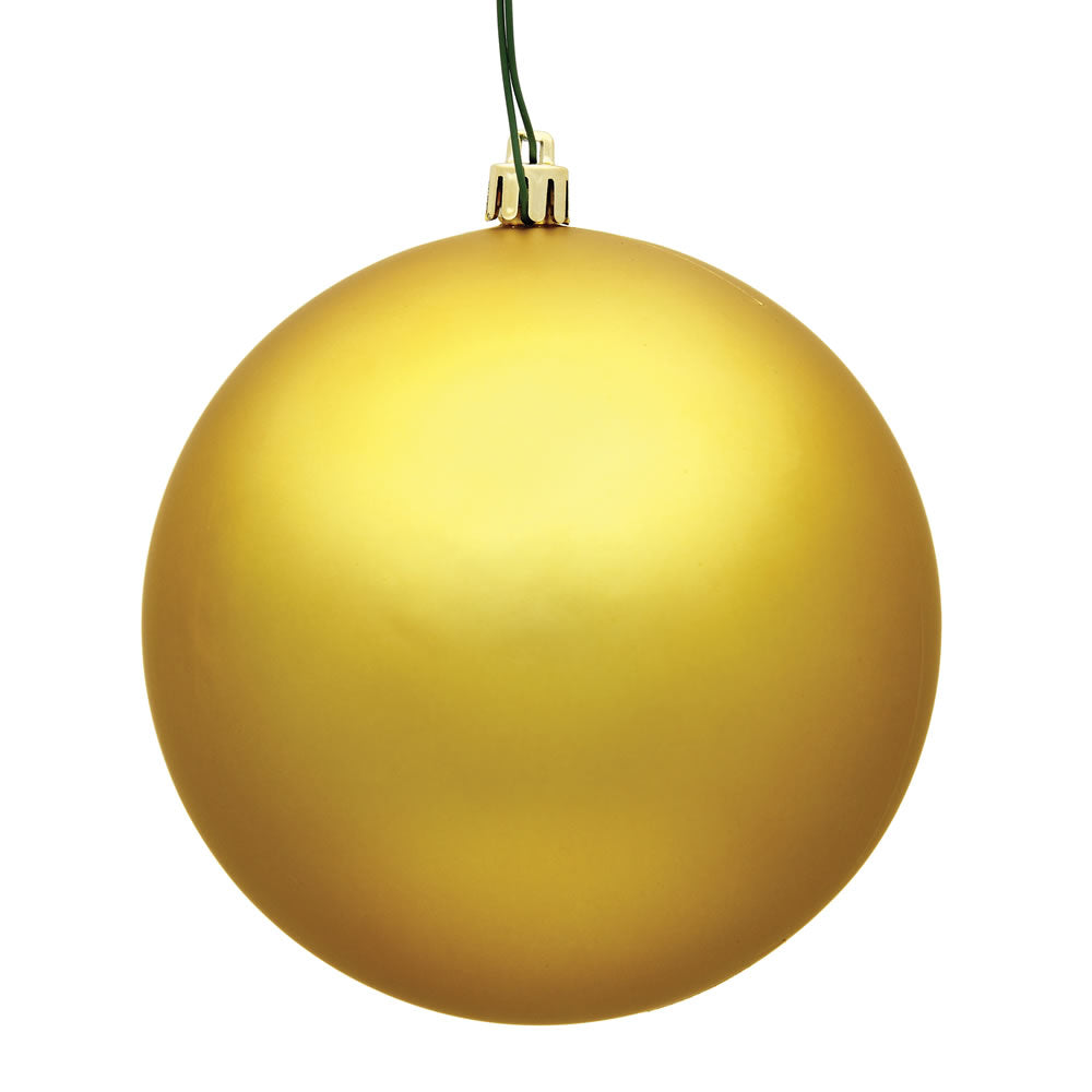 Vickerman 24 In Honey Gold Matte Ball Christmas Ornament Bulbamerica 3308