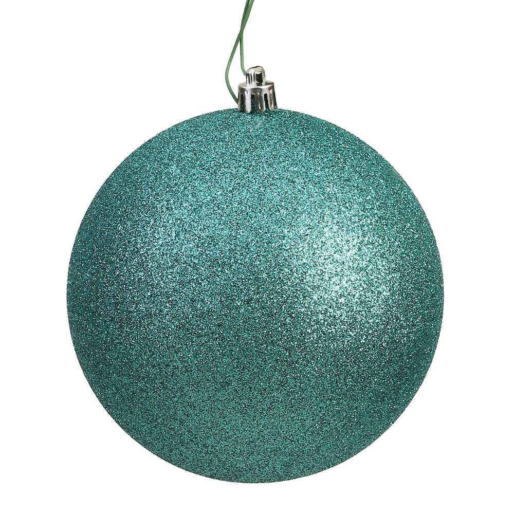 Vickerman 10 in. Seafoam Glitter Ball Christmas Ornament