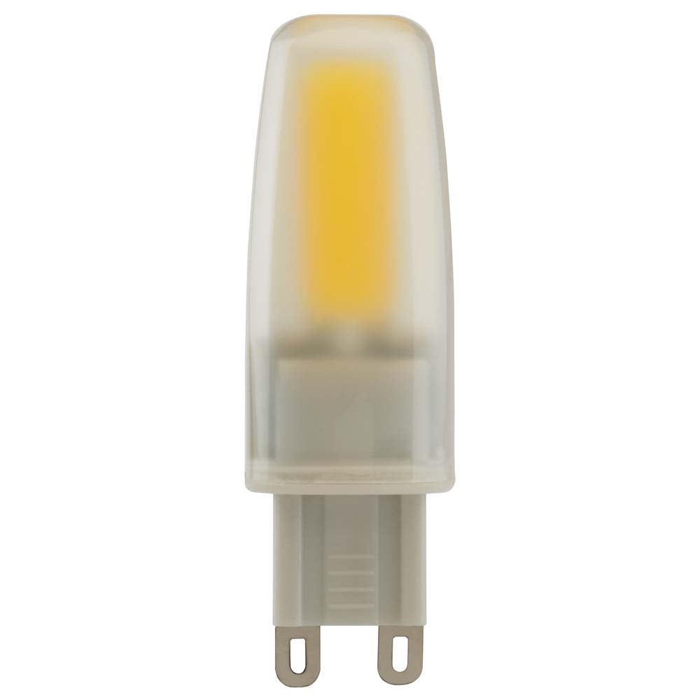 Satco 4w 120-130v JCD LED Frosted G9 2-Pin 460 Lumens 3000k