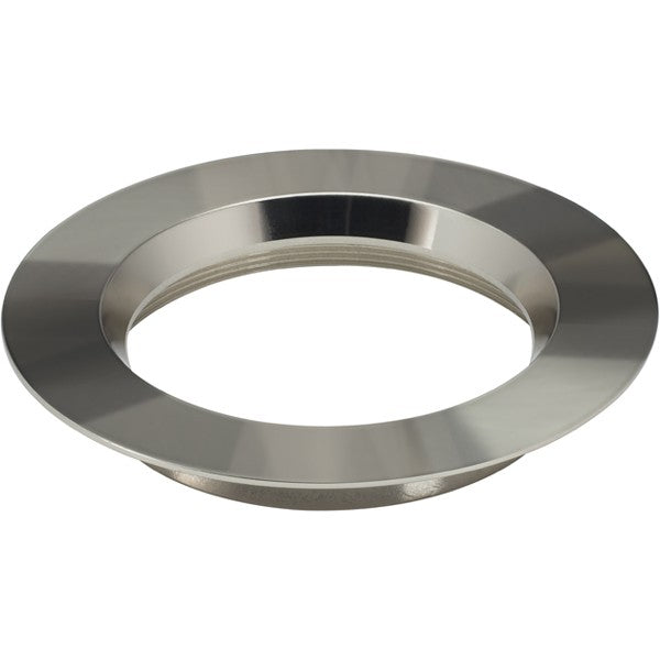 6" Round Trims, Option for 6" base unit - Polished Nickel finish