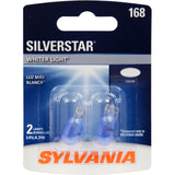 2-PK SYLVANIA 168 SilverStar High Performance Automotive Light Bulb