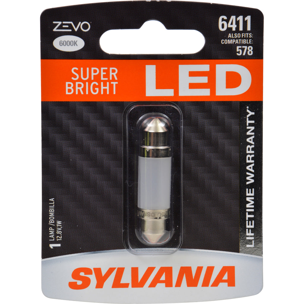 SYLVANIA ZEVO 6411 41mm Festoon White LED Bulb