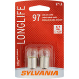 2-PK SYLVANIA 97 Long Life Automotive Light Bulb