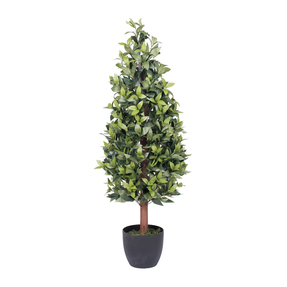 Vickerman 4' Artificial Bay Tree in Pot - Silk Poly