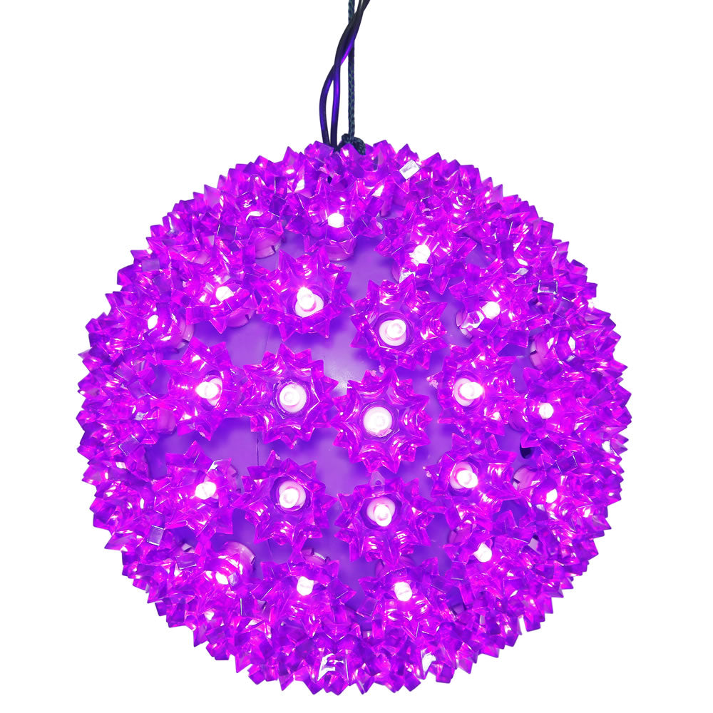 Vickerman 100Lt x 7.5" LED Purple Starlight Sphere